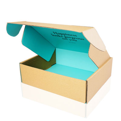 Kostium w 4 kolorach CMYK Opakowanie z recyklingu Pudełko kolorowe z tektury falistej