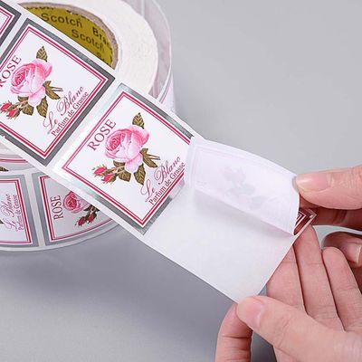 Klej termiczny produkt kosmetyczny CMYK PMS Niestandardowe naklejki etykiet
