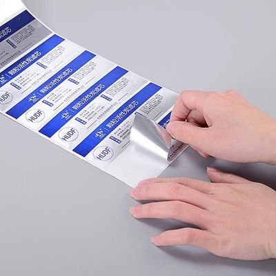 Samoprzylepne wodoodporne do druku niestandardowe naklejki pantone na opakowania