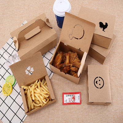 Olejoodporny papier pakowy o gramaturze 350g / m2 Pudełka do pakowania sałatek Druk CMYK