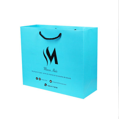 Recyklingowe torby papierowe 300GSM 1mm kartonowe z logo Multi Style